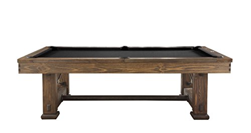 Playcraft Rio Grande 8’ Slate Pool Table Weathered Bark Brown Black