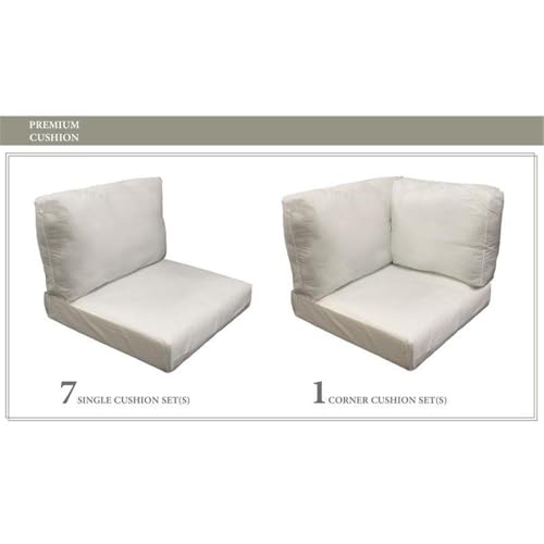 TK Classics Cushions BARBADOS-11d Patio Furniture Wheat
