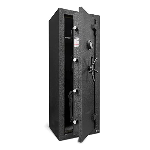 Stealth UL14 Gun Safe 14 Long Gun Capacity Handgun Storage 1 Hour Fire Protection Black