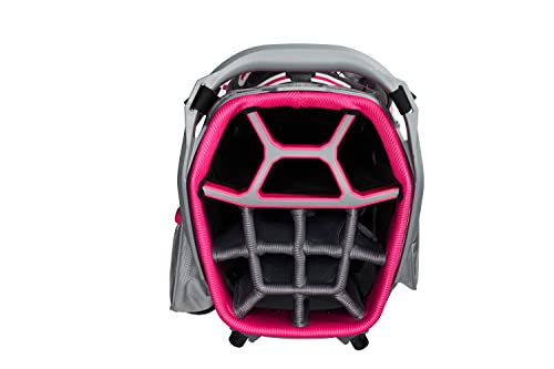 Callaway Golf Fairway 14 HD Waterproof Stand Bag (2022 Edition) Charcoal/Silver/Pink