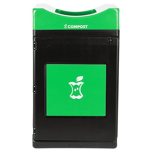 Commercial Zone Products Avante™ Series Black Compost Container 55-Gallon Square