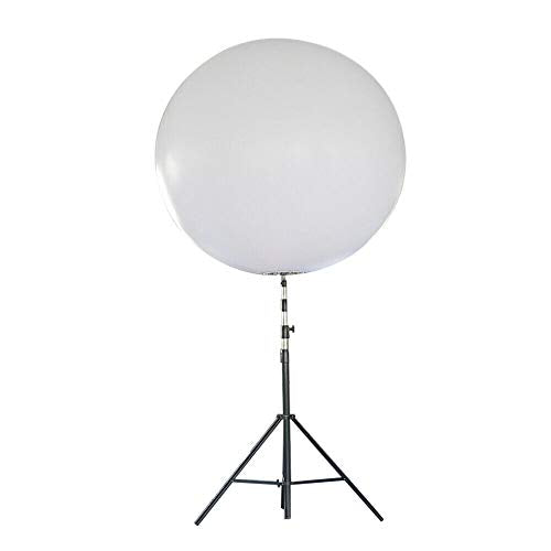 ZHFEISY LED Inflatable Balloon with Tripod Stand for Event Advertising LED White Light