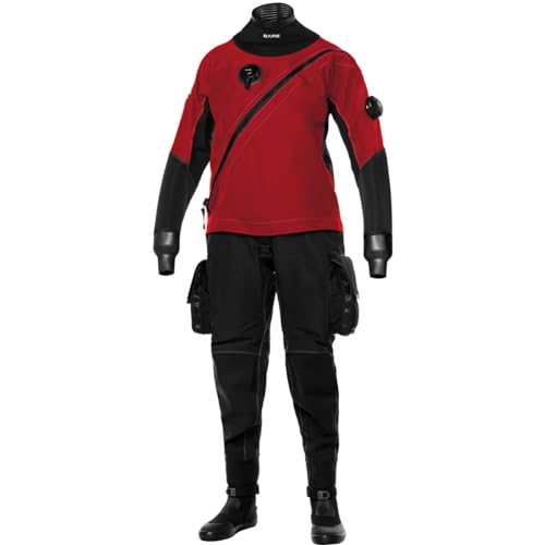 Bare X-Mission Evolution Drysuit Red M Large