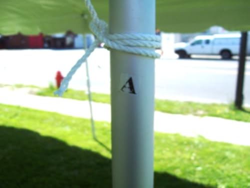 TentandTable 20' x 20' Premium Canopy Tent with Sidewalls Red White Blue