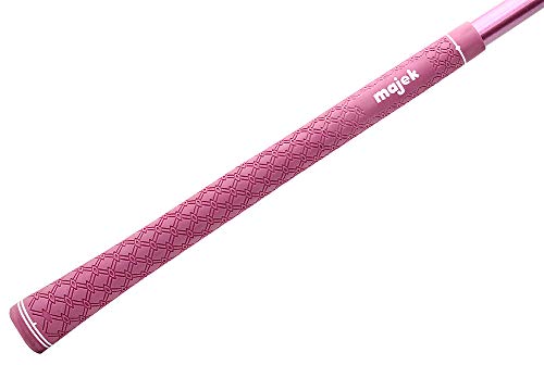 Majek Pink Senior Ladies Golf Hybrids Irons Set Ultra Light Weight Forgiving Fuchsia Woman - Pink