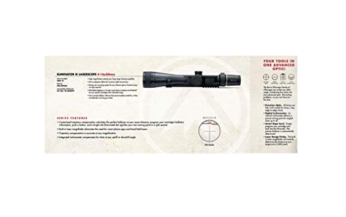 Burris Eliminator 4-16x50mm Laser Rangefinding Rifle Scope with Ballistic Calculator Black