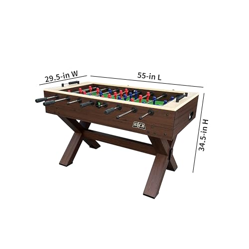KICK Constable 55" Foosball Table Brown