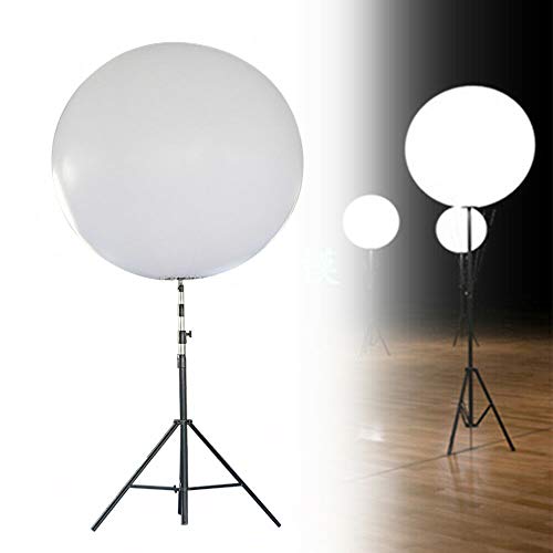 ZHFEISY LED Inflatable Balloon with Tripod Stand for Event Advertising LED White Light
