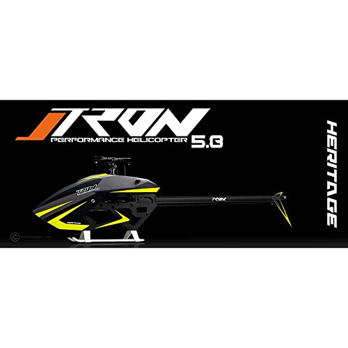 Generic Tron 5.8 Heritage RC Helicopter Kit Gray/Neon Yellow