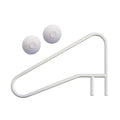 SAFTRON Weather Resistant Handrail & Anchor Socket Cover White