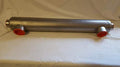 Badgerpipe 1200k BTU Titanium Tube and Shell Heat Exchanger for Saltwater Pools/Spas