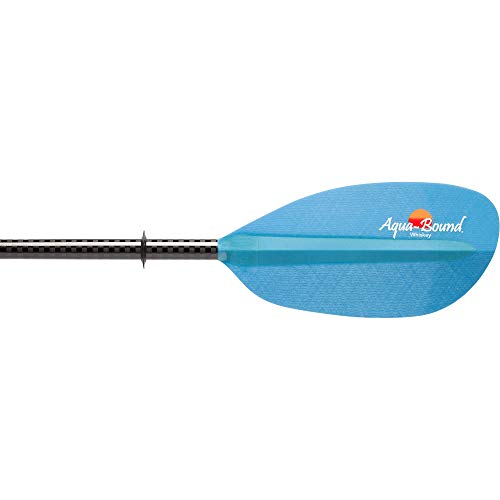 AQUA BOUND Whiskey Fiberglass Bent Shaft 2-Piece Kayak Paddle Fuego