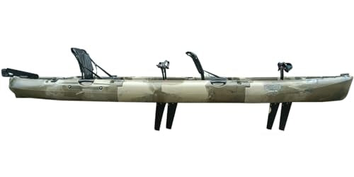 BKC Brooklyn 13.0 Tandem Modular Pedal Kayak Green Camo