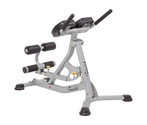 HOIST Fitness Adjustable Hyperextension Roman Chair Platinum