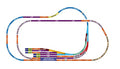 Rokuhan Layout Plan AB Complete Track Set 53.8"x28.2