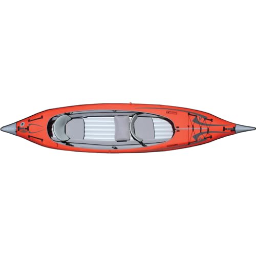 ADVANCED ELEMENTS AE1007-R AdvancedFrame Convertible Inflatable Kayak 15' Red