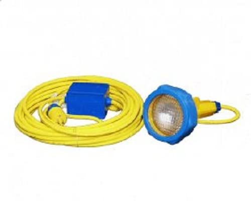Ericson Manufacturing Stringlight E-Lite with 100ft 14/3 Yellow SJTW Cable and 10 Lights