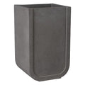 Emissary Terrazzo Square Planter 20in x 18in x 32in Terrazzo Gray