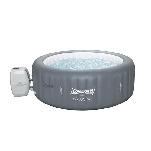 Coleman Palm Springs 4-6 Person EnergySense Smart AirJet Plus Inflatable Hot Tub Outdoor Spa