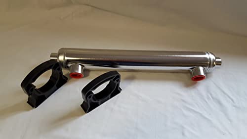 Badgerpipe Stainless Steel Tube and Shell Heat Exchanger for Pools/Spas