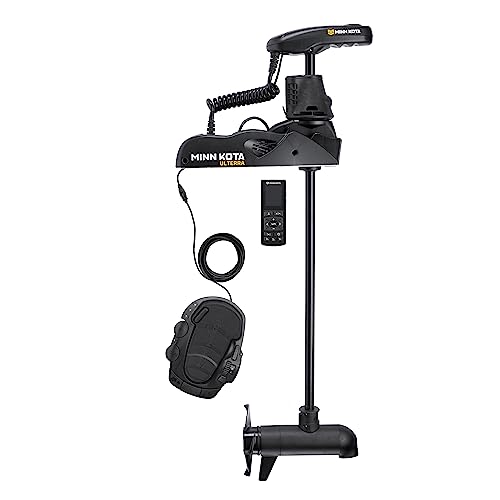Minn Kota Ulterra 80 lb Thrust Trolling Motor with Dual Spectrum Chirp Sonar and Wireless Remote Black