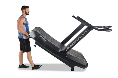 Assault Fitness AssaultRunner Pro, Portable Treadmill Black Frame/Charcoal
