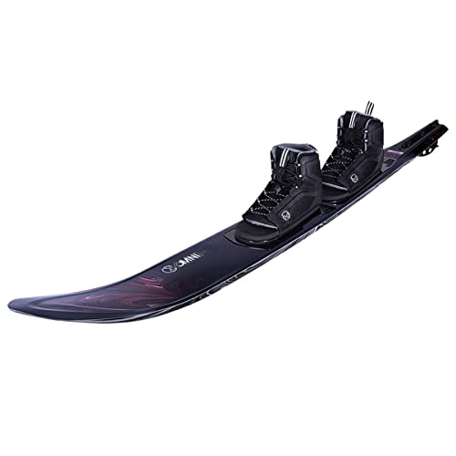 HO Omni Wide Slalom Waterski 67 W/Double Stance Bindings (10-15) Black/Red