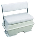 Moeller Deluxe 72-Quart Swing Back Cooler Livewell Boat Seat Green