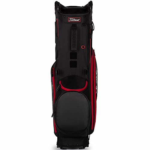 Titleist Hybrid 14 Golf Bag Black/Black/Red