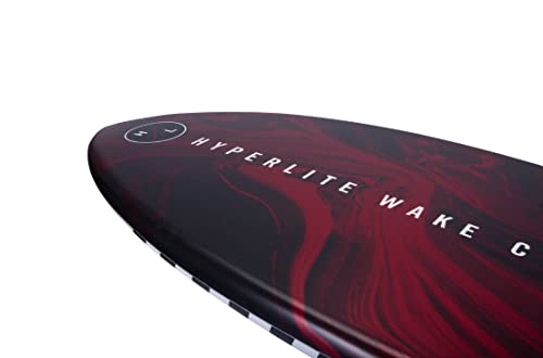 Hyperlite Majic Karpet Wakefoil Board White/Red 4ft 4in