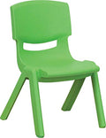 Flash Furniture 10.75" Plastic Classroom Chair Set of 5 Blue