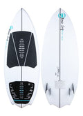 Ronix Kid's Flyweight Atlantik Wakesurf Board Glacier White/Blue 4' 3