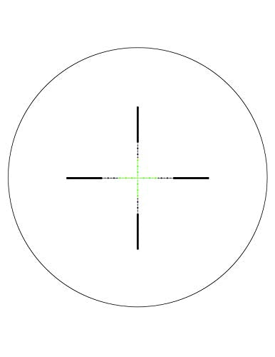 Trijicon Credo 3-9x40 SFP Riflescope with Green MIL-Square Reticle Matte Black