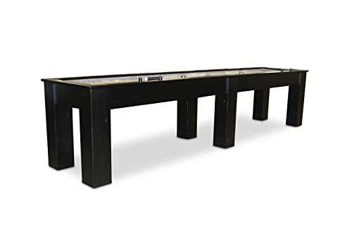 Empire USA Plank & Hide - Fulton Shuffleboard Table (12') Black