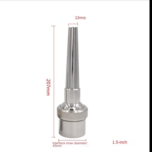 Drincoshow Stainless Steel Fountain Nozzle Set 1/2" to 4