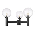 Z-Lite Laurent Outdoor Post 3-Light 180 Watts Black