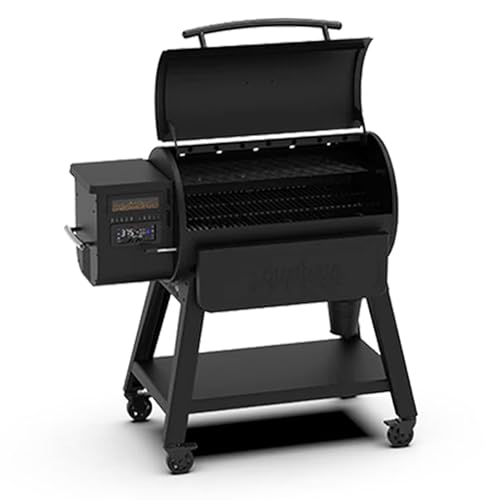 Louisiana Grills 1000 Black Label Series Portable Outdoor Bluetooth Pellet Grill Black