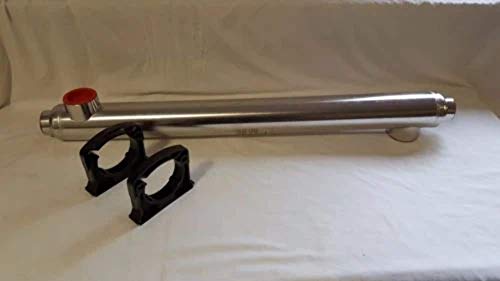 Badger Insulated Pipe 360k BTU Titanium Tube and Shell Heat Exchanger
