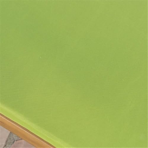 Great Deal Furniture Outdoor Teak Finish Chaise Lounge with Green Cushion - Set of 4