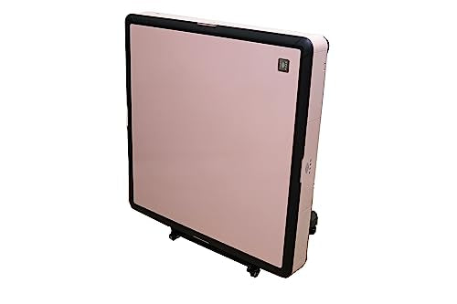 usamjtable Ultra-Thin Folding Automatic Mahjong Table Rose Pink