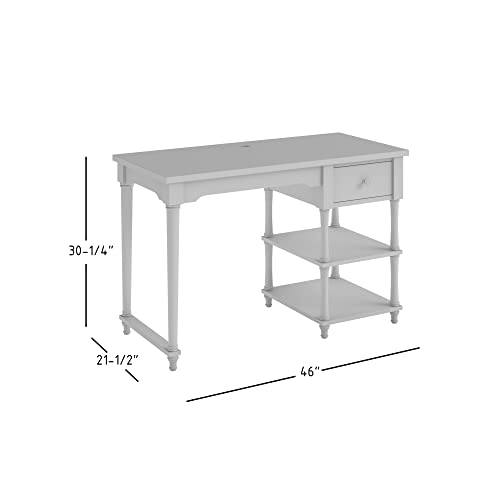 Jofran Inc. Grafton Farms USB Charging Desk and Chair Set Off-white
