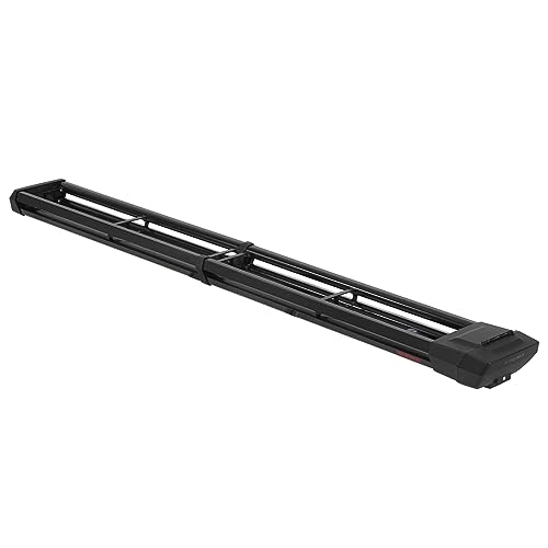 YAKIMA DoubleHaul Customizable Rooftop Fly Rod Carrier with 4 Aluminum Rod Tubes Black
