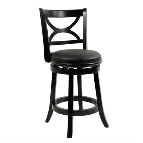 Home Square 3-Piece Pub Table Set with 2 Counter Stools Black