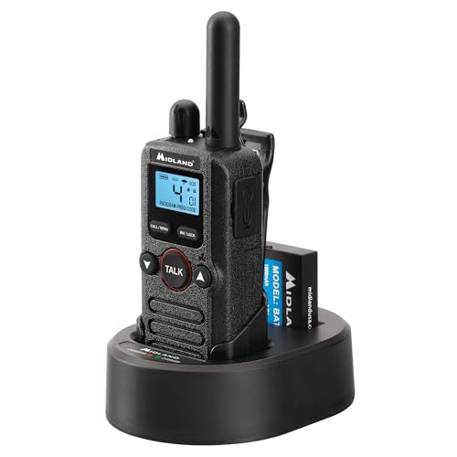 Midland BizTalk BR180 On-Site Business Radio 8 Pack Bundle with Chargers Black