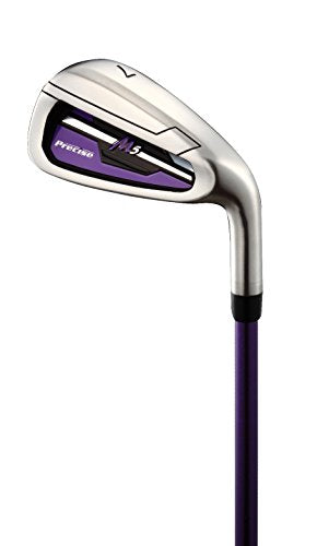 PRECISE Ladies Golf Clubs Set Titanium Driver Fairway Hybrid Irons Putter Bag Purple