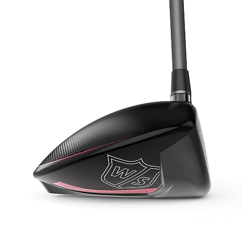 WILSON Dynapower Men's Driver - Right Hand, Senior, 13 Black/Red