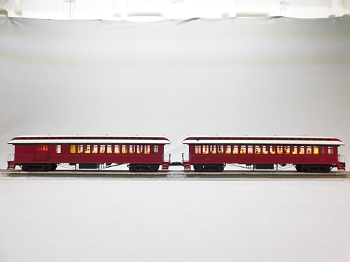 Lionel New York Central Wood Combine Coach 2 Pack O Gauge Natural Color