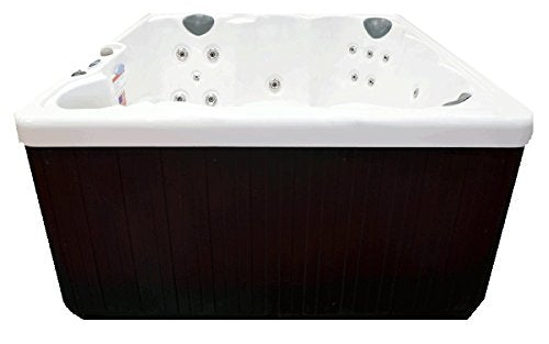 Home and Garden Spas Hudson Bay 6 Person 19 Jet Spa with Stainless Jets Ivory White