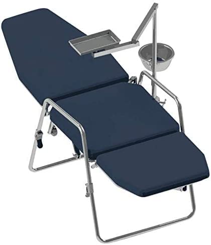 mrhugoo Microfiber Leather Dentist Chair Assistant Stool with Wheels and Instrument Tray