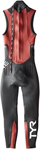 TYR Women's Category 5 Hurricane Sleeveless Wetsuit Black/Red